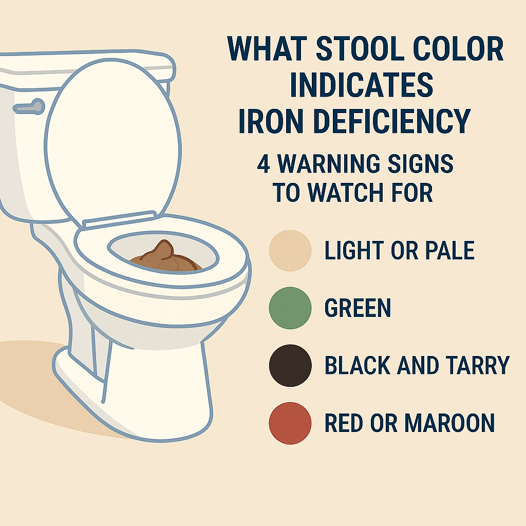 7 Stool Colors That Could Signal Iron Deficiency