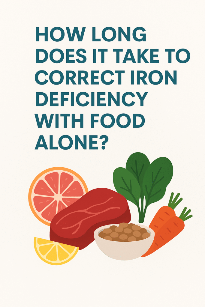 Correct Iron Deficiency with Food Fast: Expert Timeline + 7-Day Meal Plan