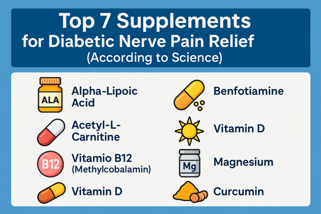 Top 7 Supplements for Diabetic Nerve Pain Relief (Backed by Science)