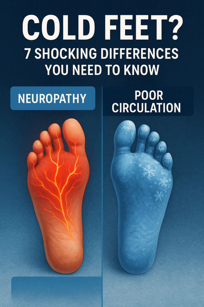 Cold Feet from Neuropathy or Poor Circulation