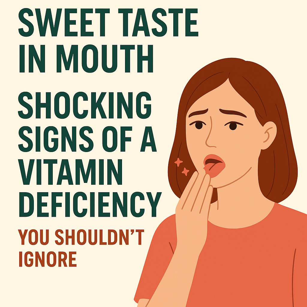Sweet taste in mouth