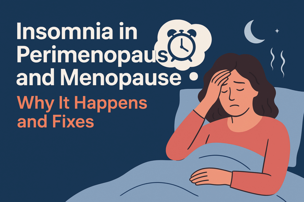 Insomnia in Perimenopause and Menopause