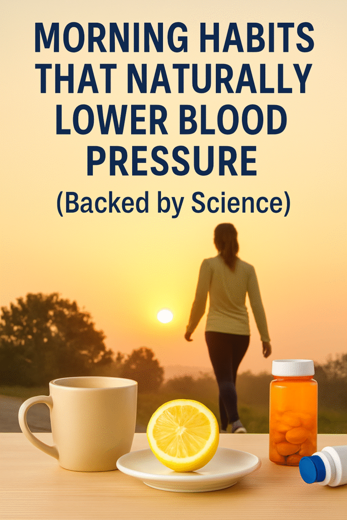 Morning Habits That Naturally Lower Blood Pressure