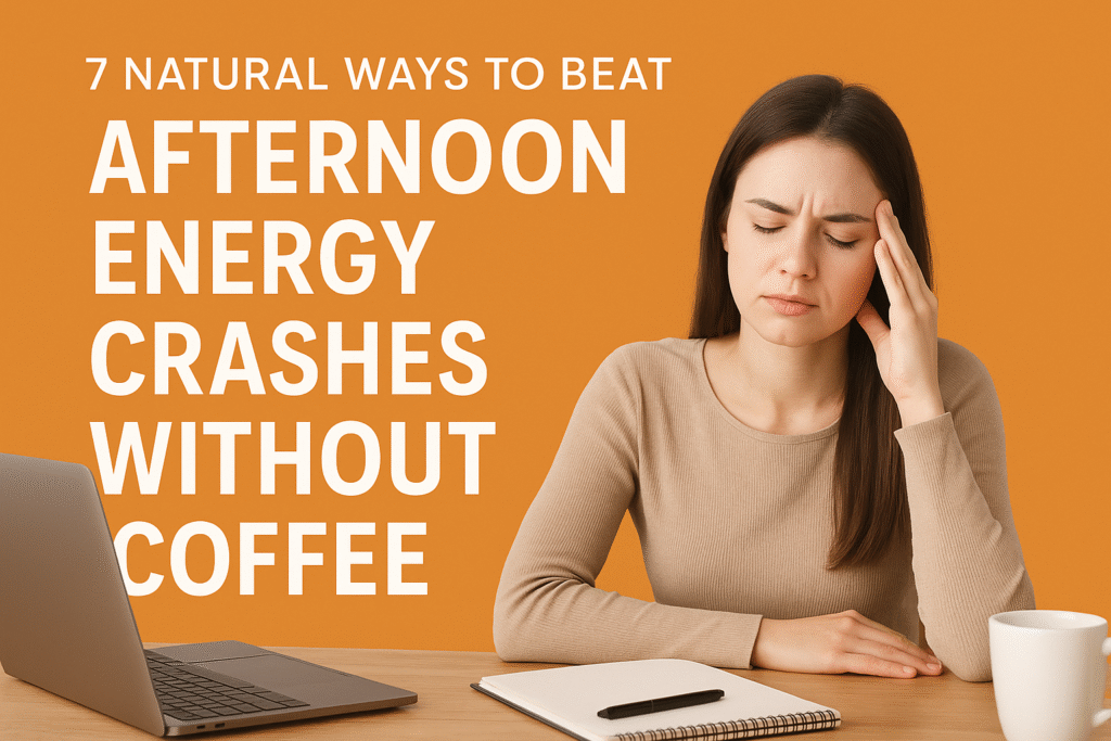 Ways to Beat Afternoon Energy Crashes Without Coffee