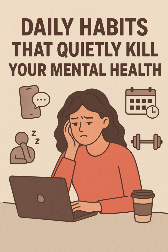 15 Daily Habits That Quietly Kill Your Mental Health (And How to Stop Them)