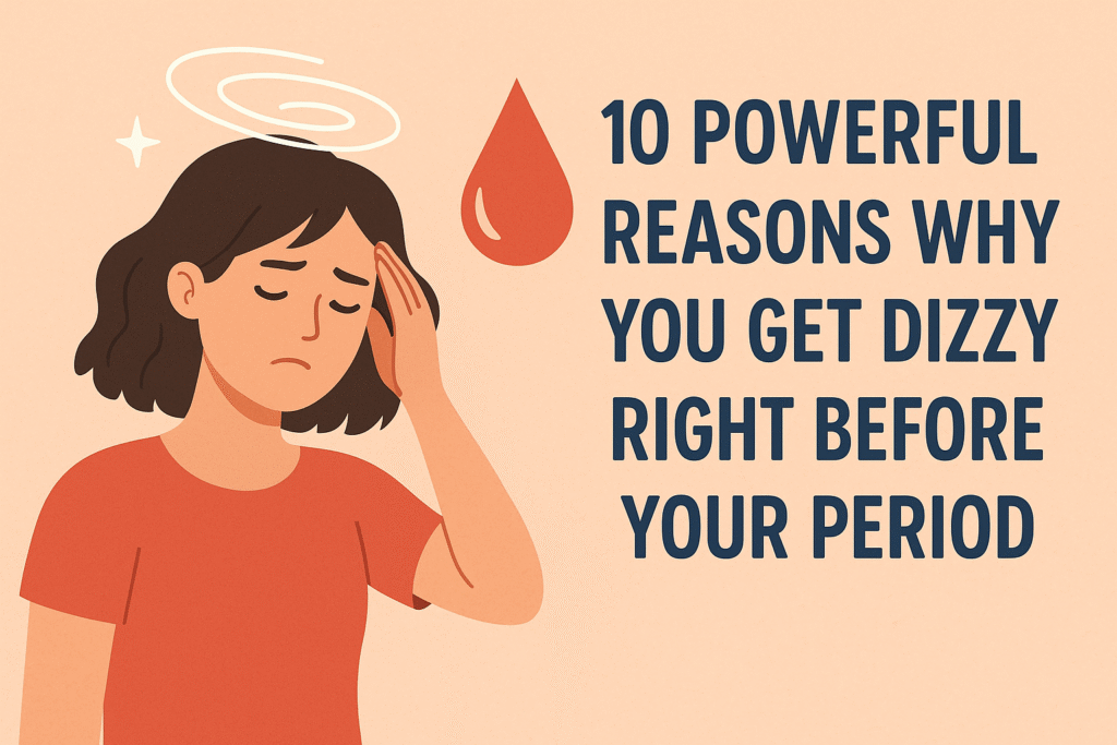 10 Powerful Reasons Why You Get Dizzy Right Before Your Period