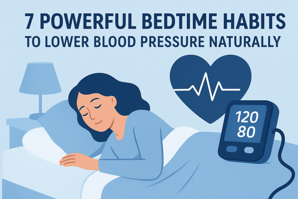 7 Powerful Bedtime Habits to Lower Blood Pressure Naturally