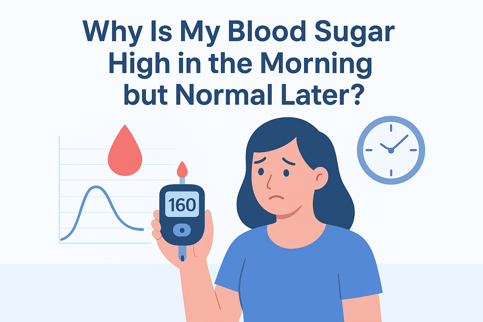 Blood Sugar Is High in the Morning but Normal Later