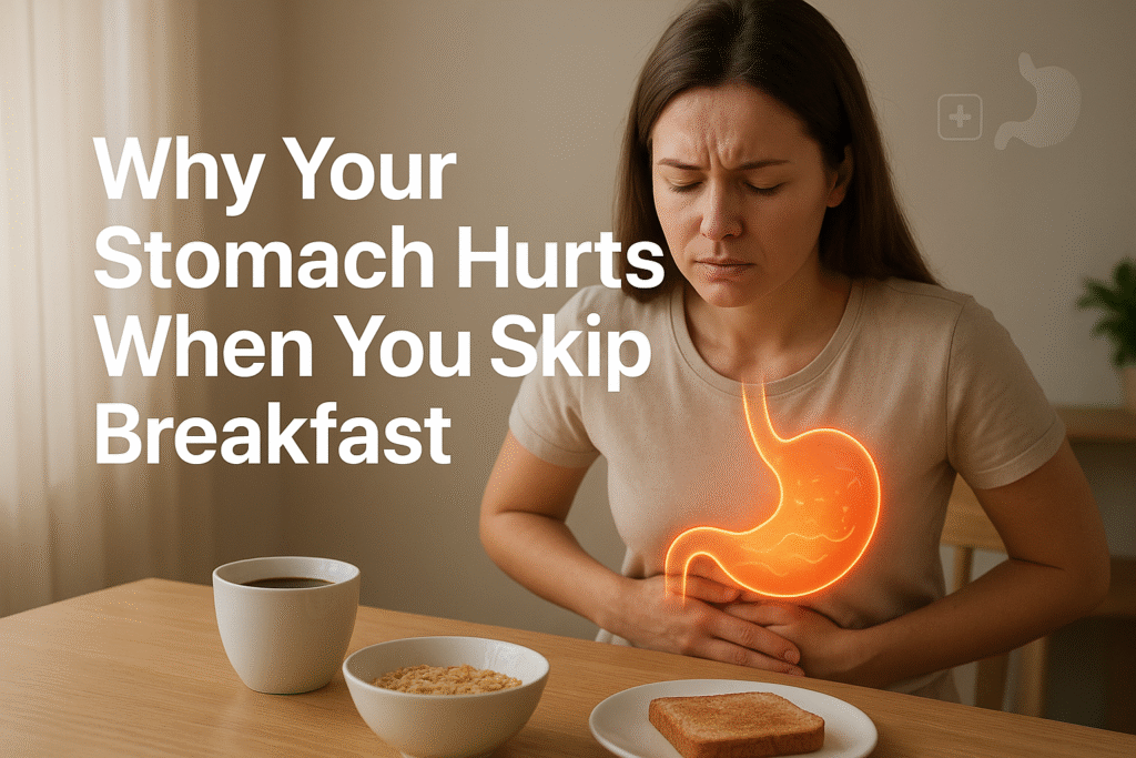 why your stomach hurts when you skip breakfast