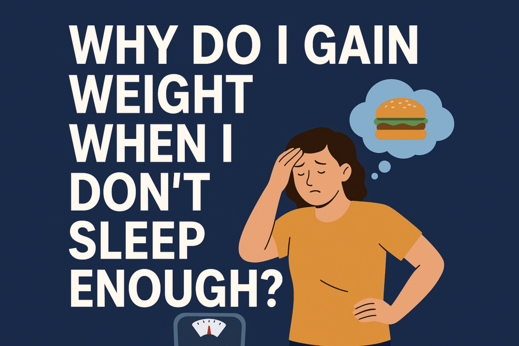 why do I gain weight when I don’t sleep enough