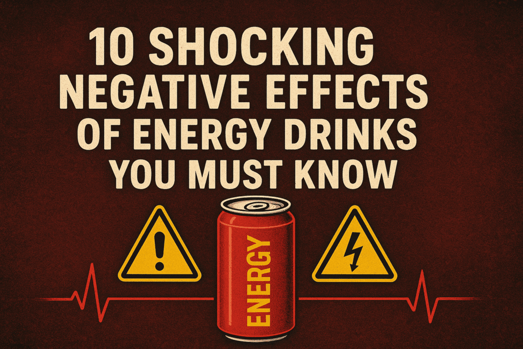 Negative Effects of Energy Drinks