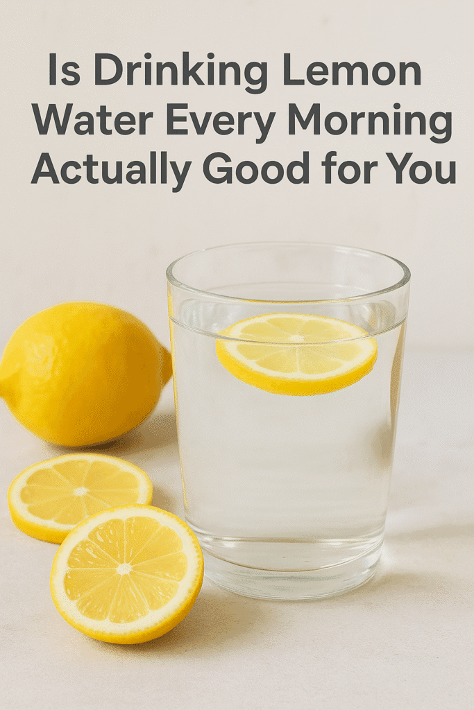 Benefits of Drinking Lemon Water Every Morning