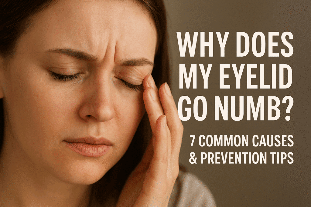 Causes of Random Eyelid Numbness