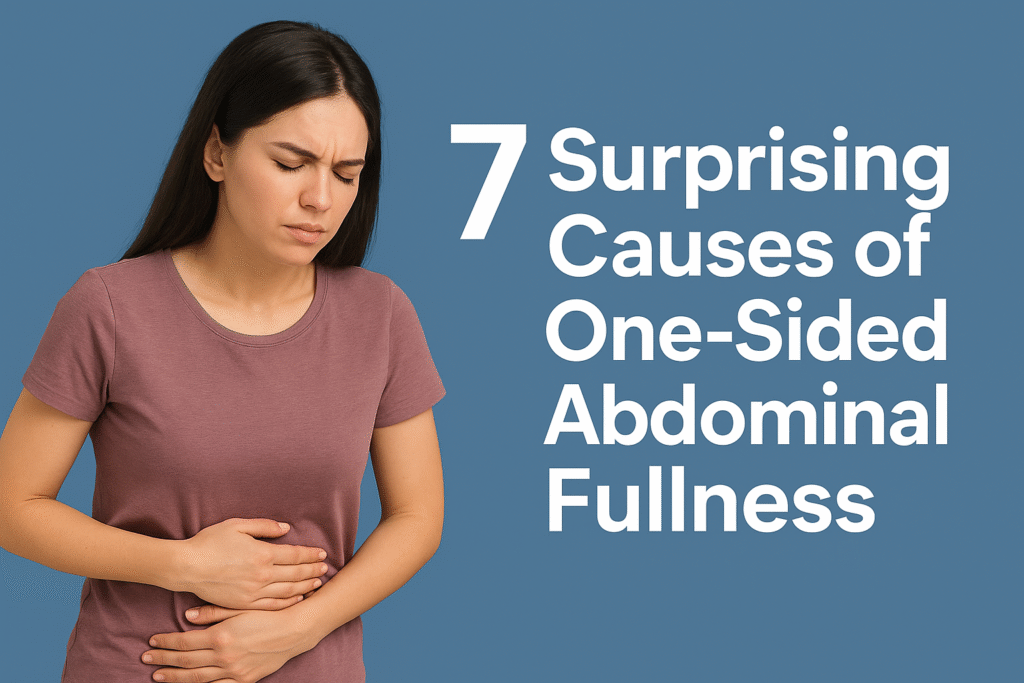 One-Sided Abdominal Fullness