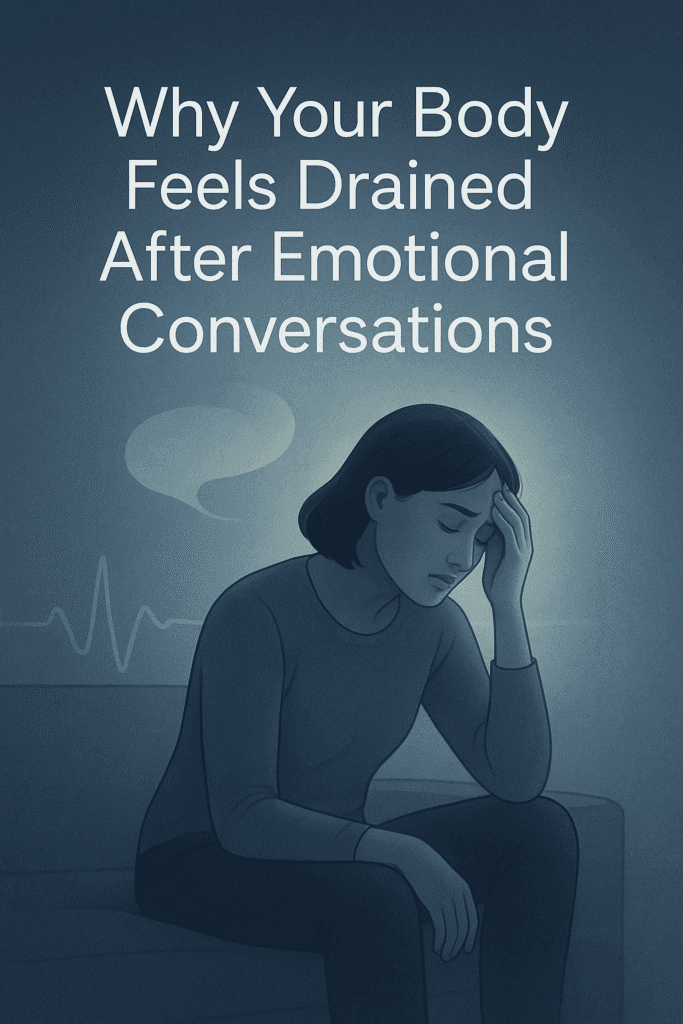 Emotional Conversations Drain Energy