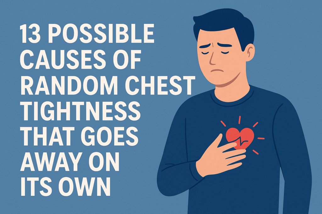 Random Chest Tightness That Goes Away on Its Own
