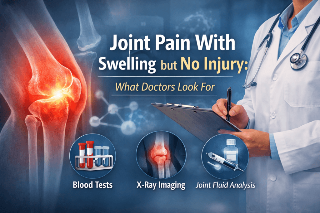 10 Critical Causes of Joint Pain With Swelling but No Injury (What Doctors Look For)
