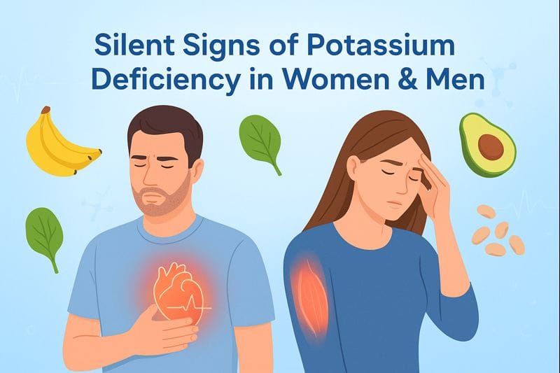 10 Shocking Silent Signs of Potassium Deficiency in Women & Men