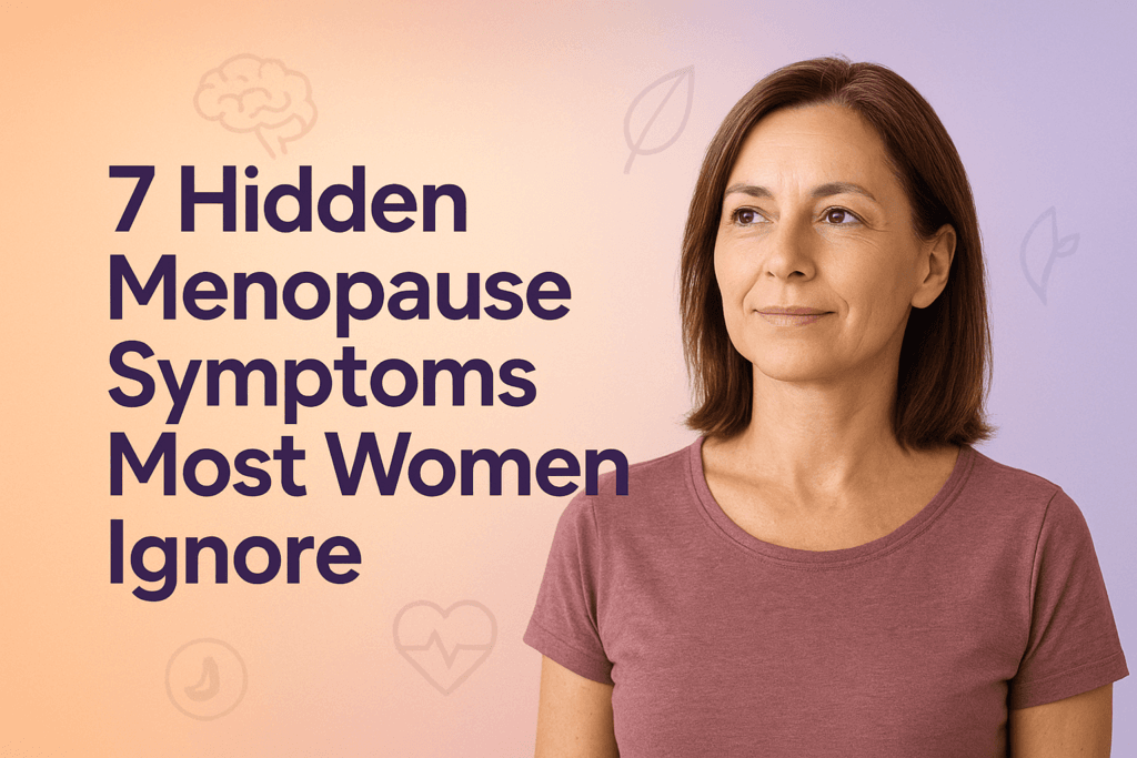 7 Hidden Menopause Symptoms Women Ignore and How to Overcome Them