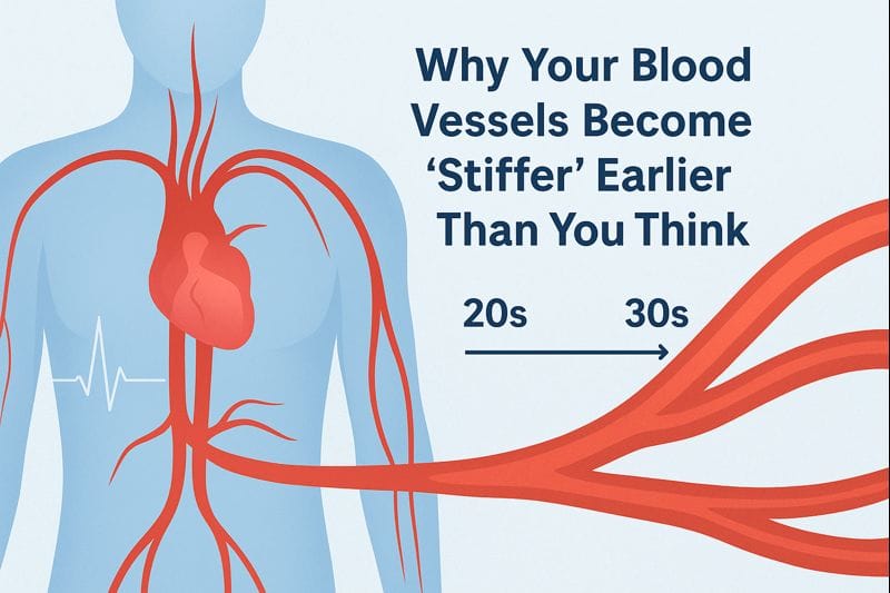 7 Surprising Reasons why Your Blood Vessels Stiffen Early (And How to Prevent It)