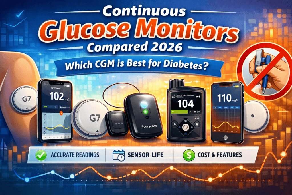 Continuous Glucose Monitors Compared 2026