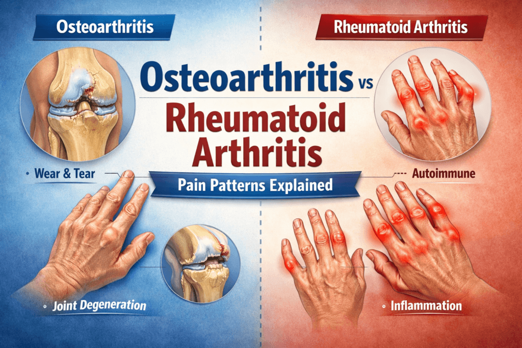Osteoarthritis vs Rheumatoid Arthritis 7 Key Pain Patterns You Must Know