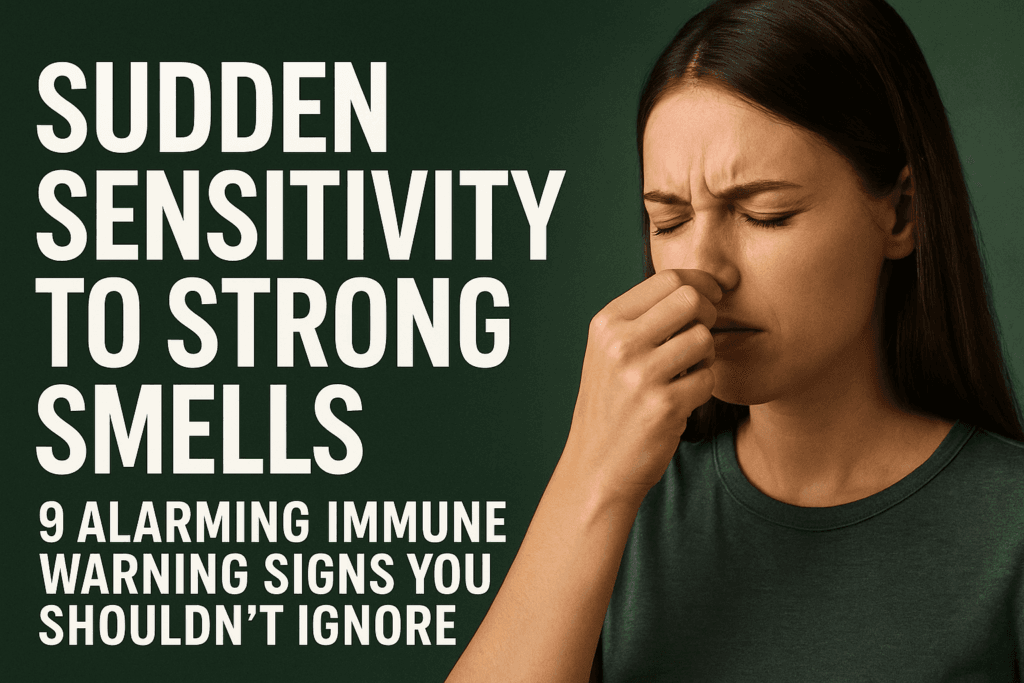 Sudden Sensitivity to Strong Smells 9 Alarming Immune Warning Signs You Shouldn’t Ignore