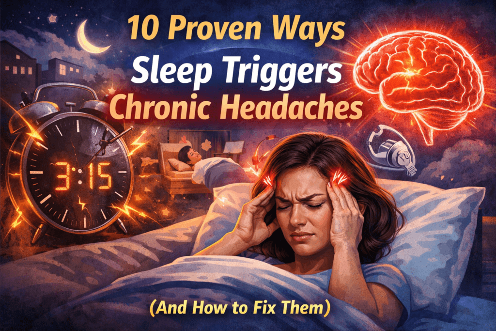 Ways Sleep Triggers Chronic Headaches