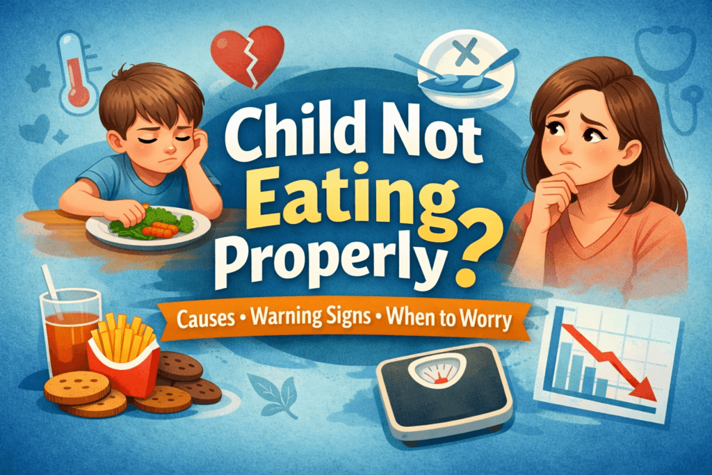Child not eating properly