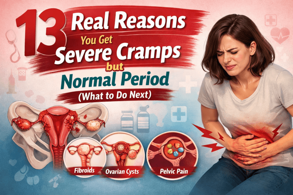 Severe Cramps but Normal Period
