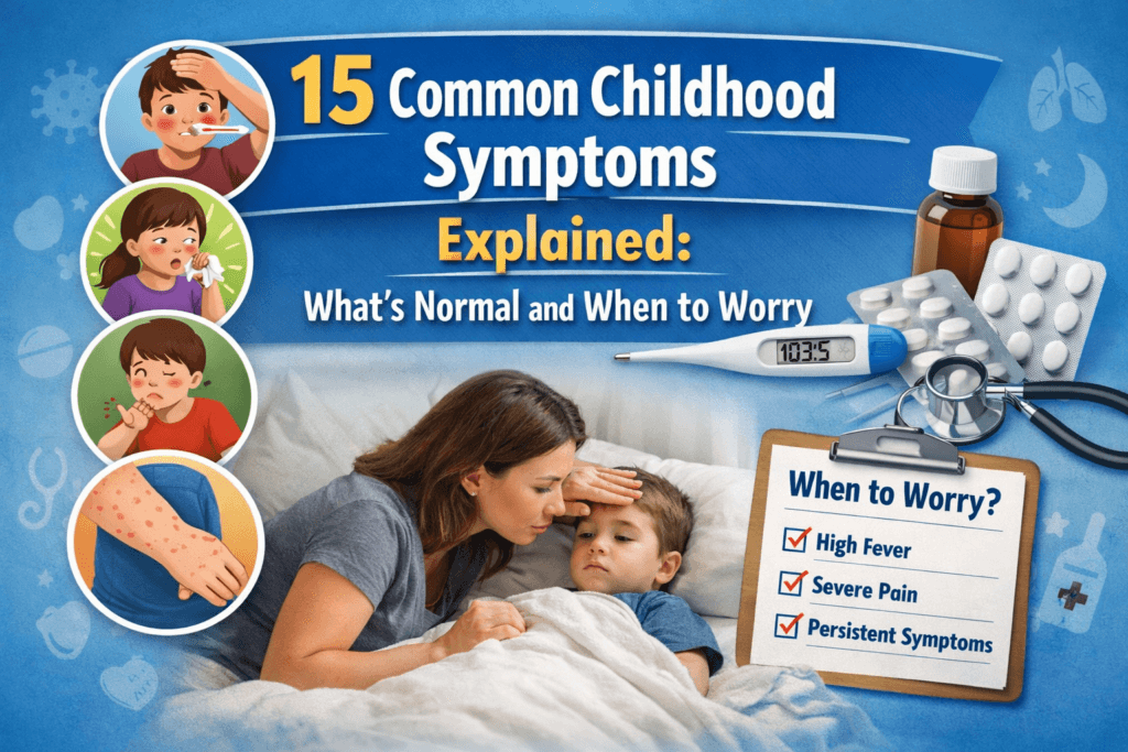 common childhood symptoms