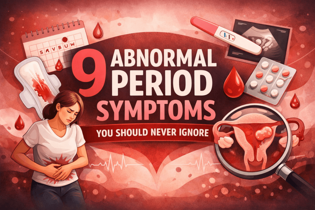 Abnormal period symptoms
