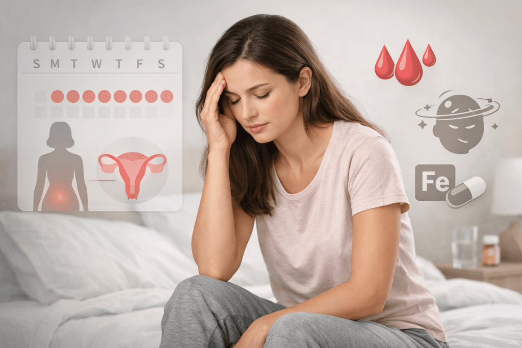 Dizziness during period